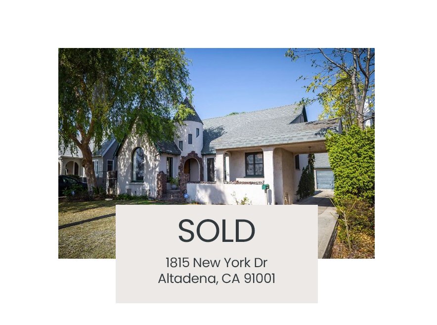 Sold in Altadena