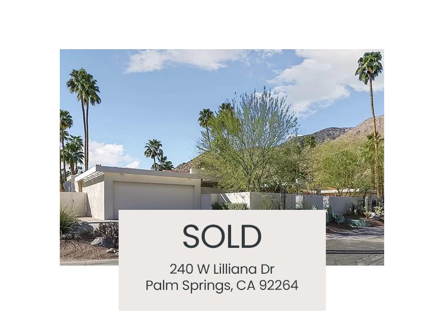 Sold in Palm Springs
