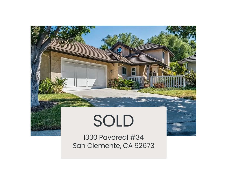 Sold in San Clemente