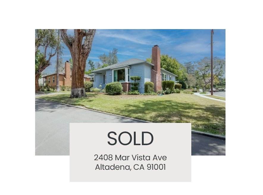 Sold in Altadena