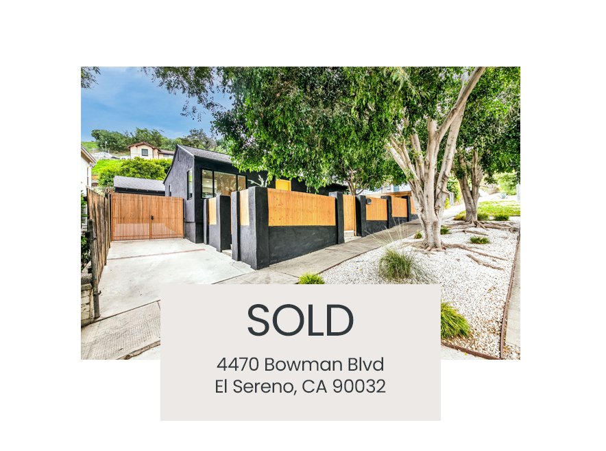 Sold in El Sereno