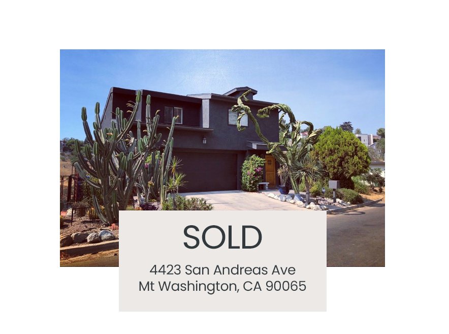 Sold in Mt Washington